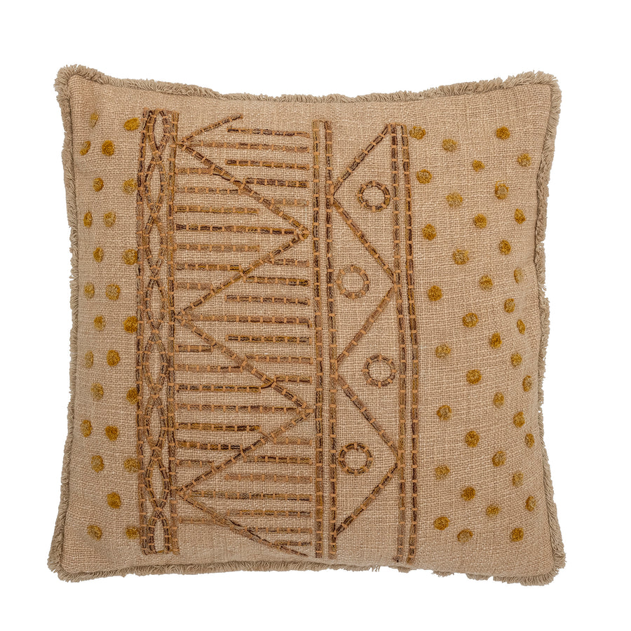 Bloomingville Taranto Kissen, Natur/Beige, 45 × 45 cm
